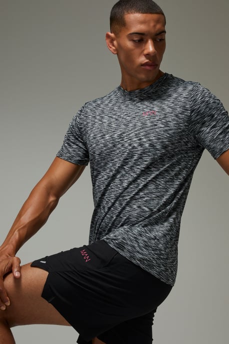 Man Active Neon T-shirt and Short Set - Image 3