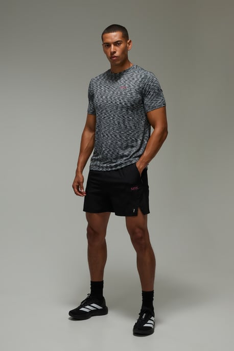Man Active Neon T-shirt and Short Set - Image 4