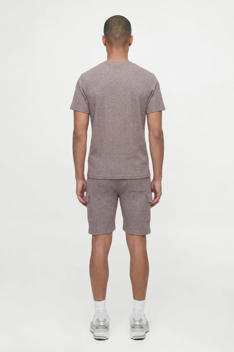Slim Waffle T-shirt & Cargo Short Set - Image 2