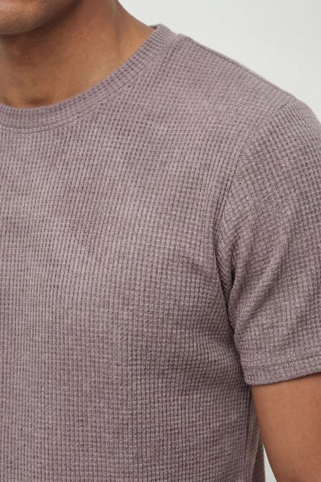 Slim Waffle T-shirt & Cargo Short Set - Image 4