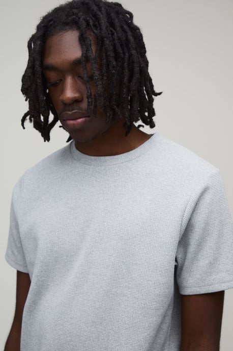 Slim Waffle T-shirt & Cargo Short Set - Image 3