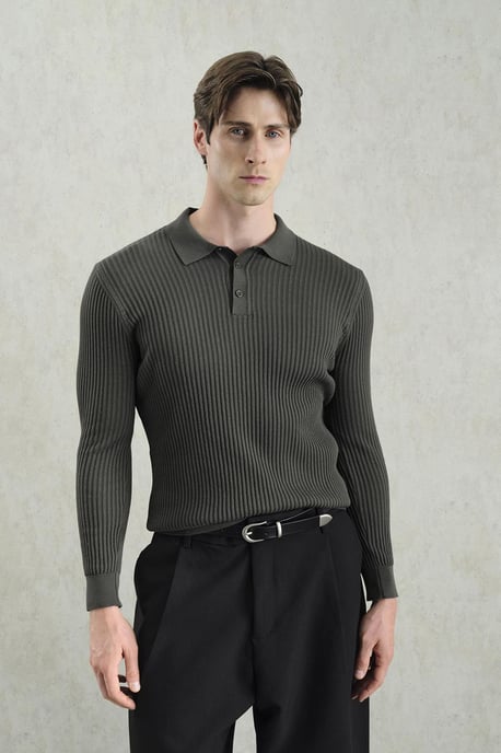 Slim Fit Polotröja - Image 1