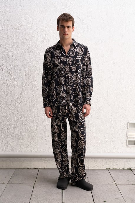 Wide Leg Relaxed Fit Pants - Image 2