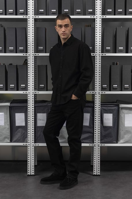 Regular Fit Jeansskjorta med Ficka - Image 2