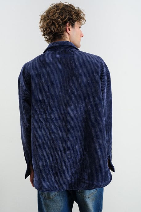 Oversized Velours Shirt - Image 4