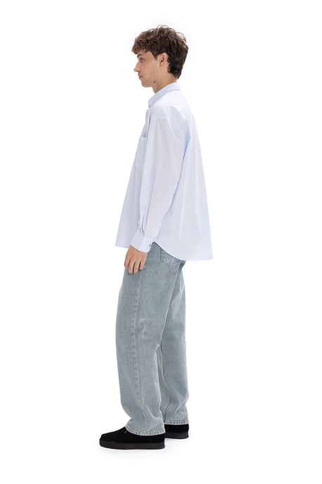 Regular Fit Knappkrage Fickskjorta - Image 3