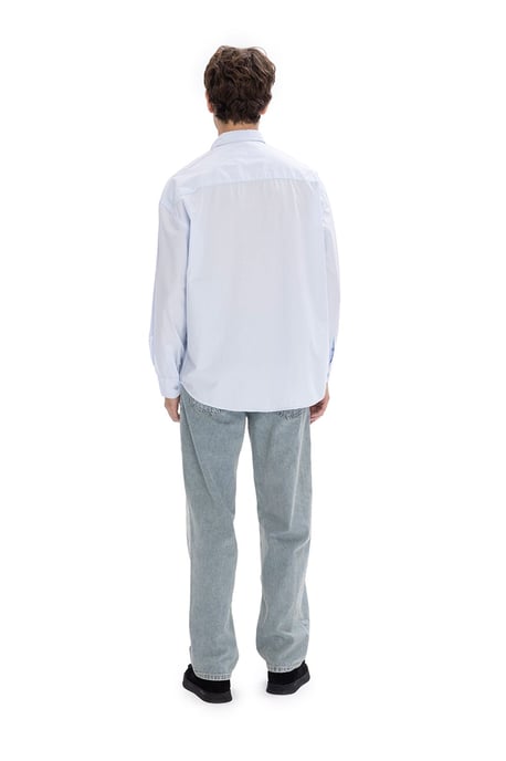 Regular Fit Knappkrage Fickskjorta - Image 4