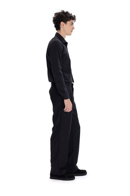 Slim Fit Poplin Skjorta med Knappar - Image 4