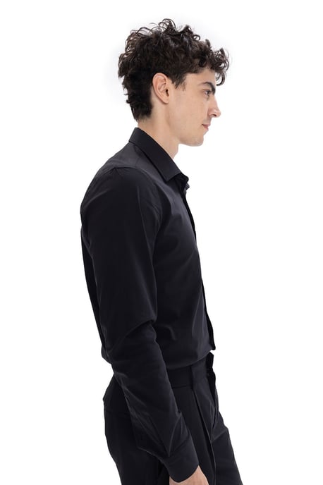 Slim Fit Poplin Skjorta med Knappar - Image 5