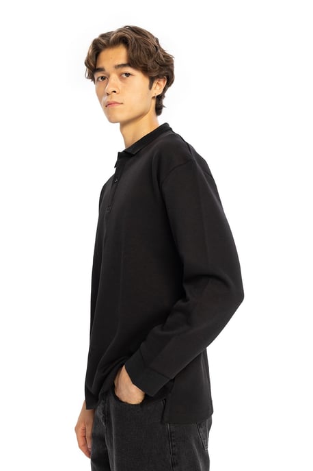 Regular Fit Polokrage Knapp T-shirt - Image 3