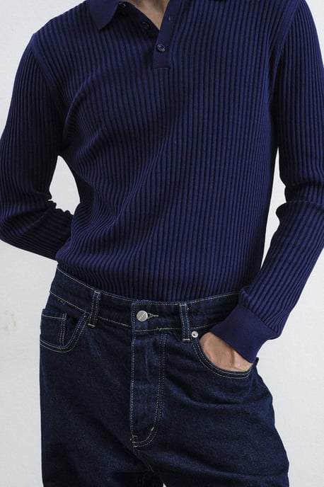 Slim Fit Polotröja - Image 5