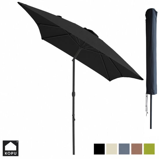 Kopu ® sevilla parasol rechthoek 200x300 cm met hoes balkonparasol - Image 1
