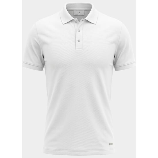 Born with Appetite Polo heren arto polo bwa25108ar22/100 white - Image 3