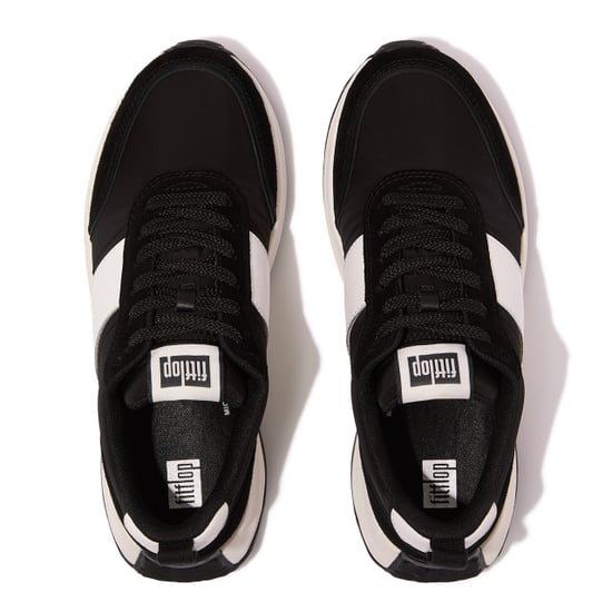 FitFlop F-mode flow sneaker nylon & suede mix - Image 6
