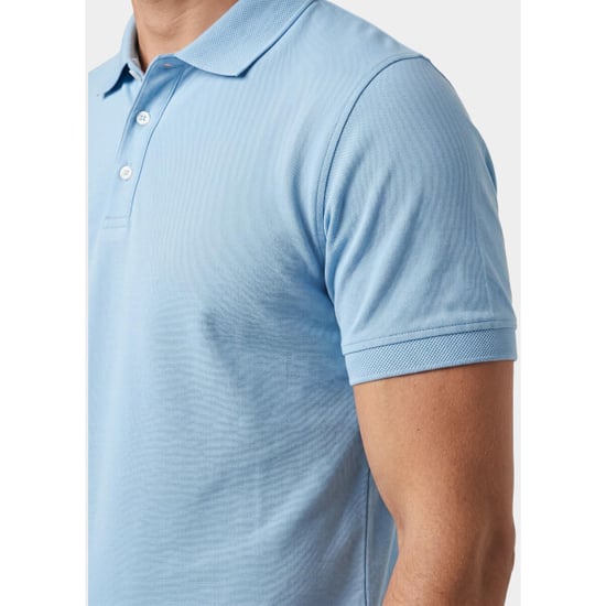 Bos Bright Blue Scotland blue polo heren boris polo spe25108bo40sb/210 light blue - Image 2