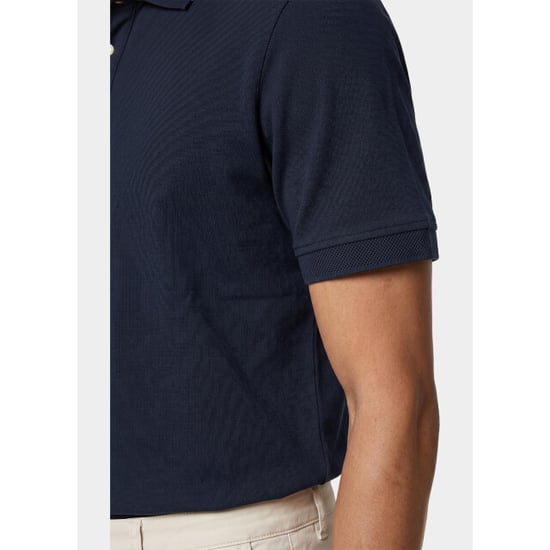 Bos Bright Blue Scotland blue polo heren boris polo spe25108bo40sb/290 navy - Image 3