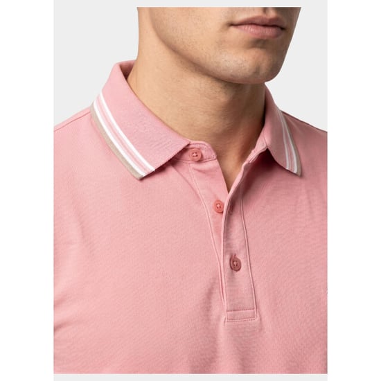 Bos Bright Blue Scotland blue polo heren brick polo plain contrast col spe25108br06sb/738 candy - Image 3