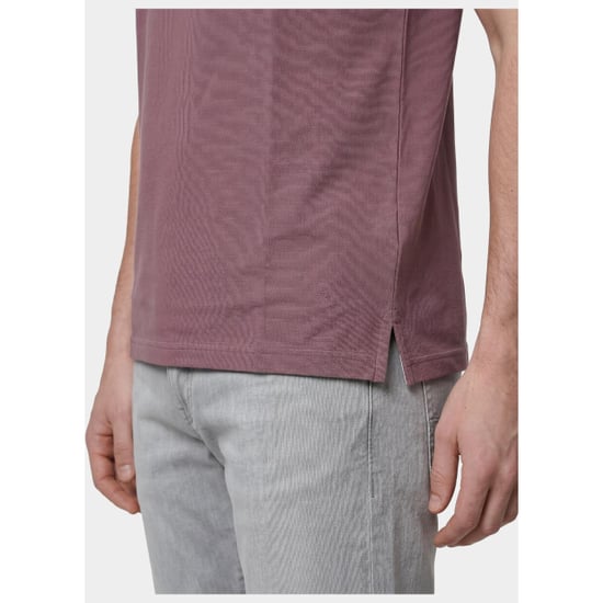 Bos Bright Blue Scotland blue polo heren brick polo plain contrast col spe25108br06sb/765 grape - Image 2