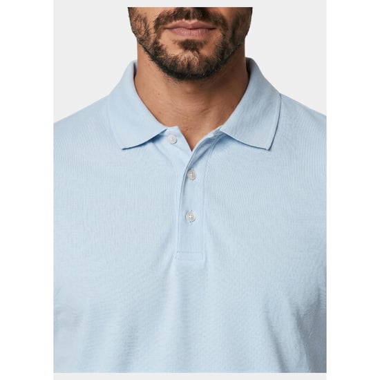Born with Appetite Polo heren arto polo bwa25108ar22/210 light blue - Image 3