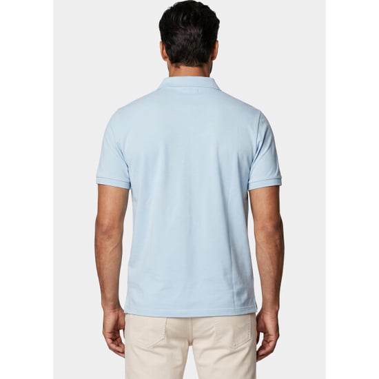 Born with Appetite Polo heren arto polo bwa25108ar22/210 light blue - Image 4