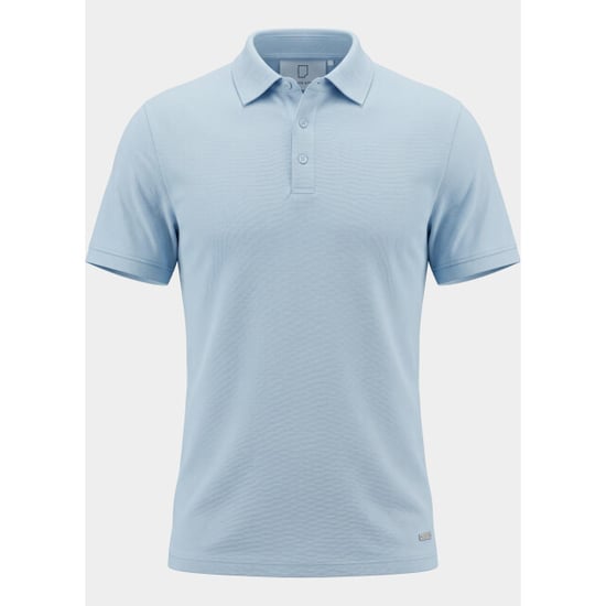 Born with Appetite Polo heren arto polo bwa25108ar22/210 light blue - Image 5