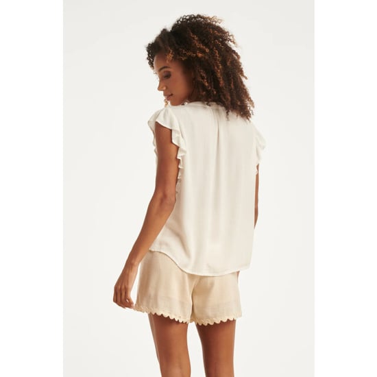Smashed Lemon Blouse met broderie en ruffle mouwen | - Image 4