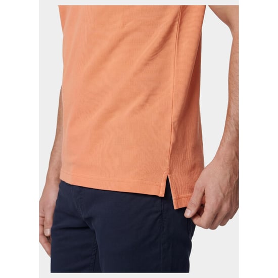 Bos Bright Blue Scotland blue polo heren brick polo plain contrast col spe25108br06sb/530 sunset - Image 6