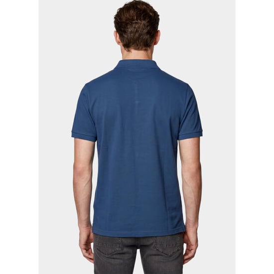 Born with Appetite Polo heren arto polo bwa25108ar22/268 jeans blue - Image 4