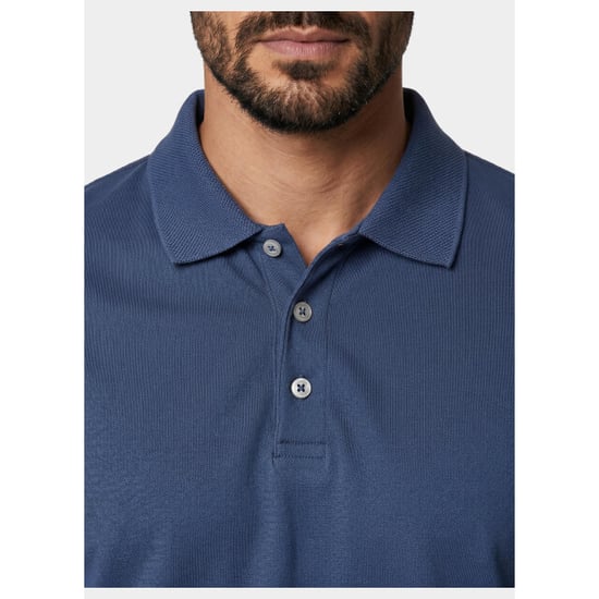 Bos Bright Blue Scotland blue polo heren boris polo spe25108bo40sb/268 jeans blue - Image 5
