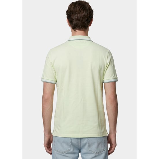 Bos Bright Blue Scotland blue polo heren brick polo plain contrast col spe25108br06sb/311 pistachio - Image 2