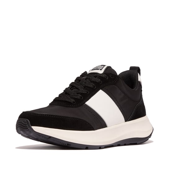 FitFlop F-mode flow sneaker nylon & suede mix - Image 1