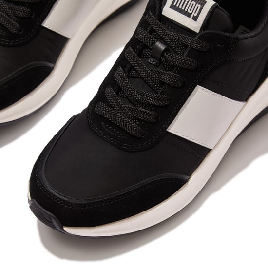 FitFlop F-mode flow sneaker nylon & suede mix - Image 3