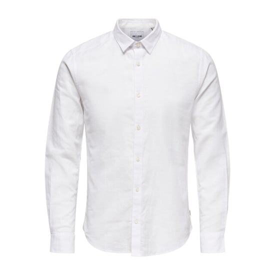 Only & Sons Onscaiden life ls solid linen shirt - Image 1