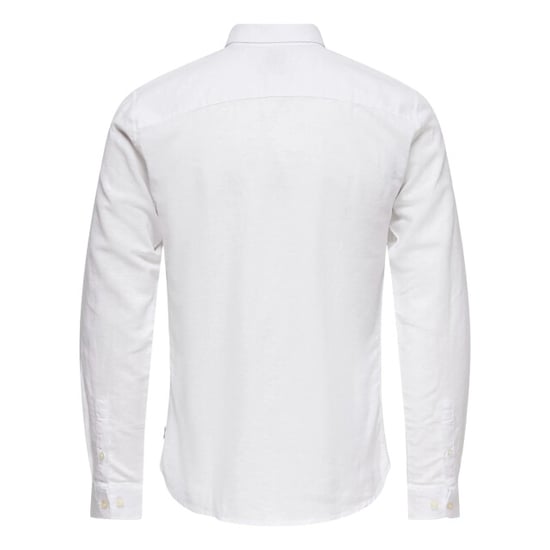 Only & Sons Onscaiden life ls solid linen shirt - Image 2