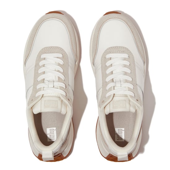 FitFlop F-mode flow sneaker nylon & suede mix - Image 4