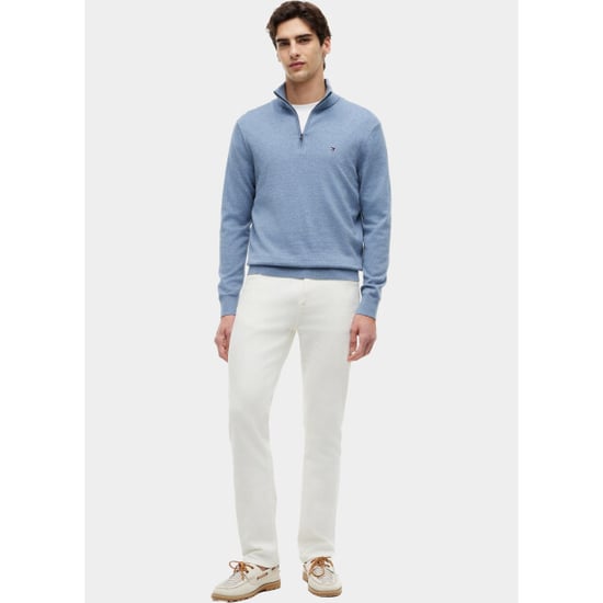 Tommy Hilfiger Half zip essential cotton zip mock mw0mw37331/d0z - Image 5