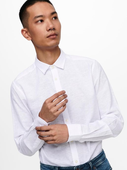 Caiden Long Sleeve Overhemd - Wit - Image 2