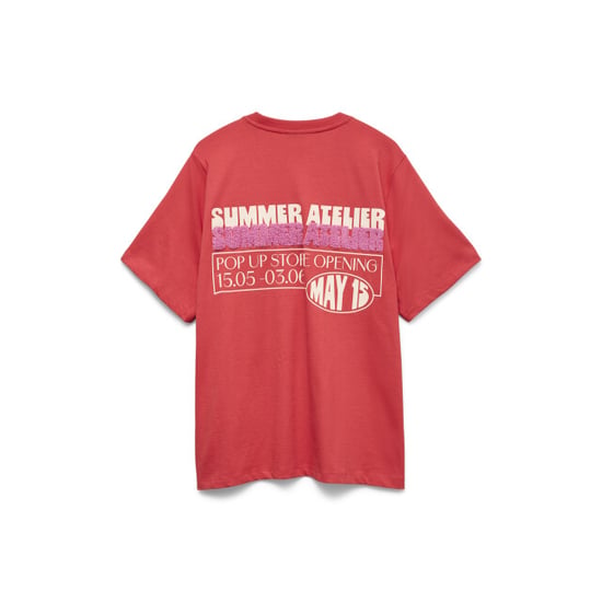 Vero Moda vmalina caty ss top box jrs 10344836 pionsettia summer atelier - Image 2