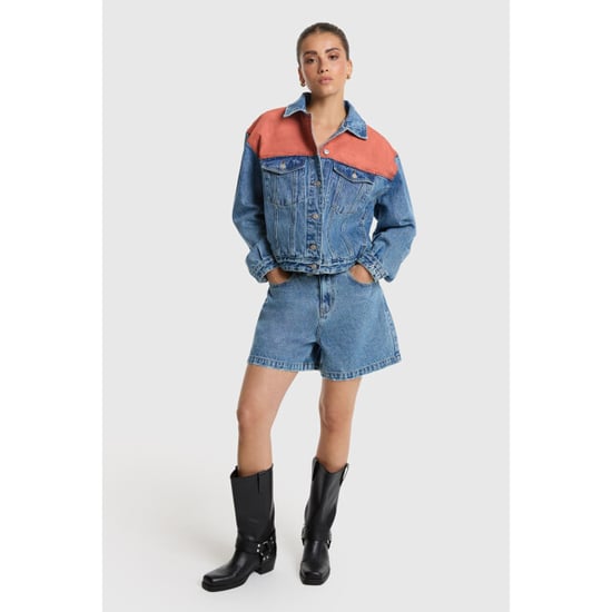 Alix The Label Ladies woven bermuda denim shorts shorts 2606132787 - Image 2