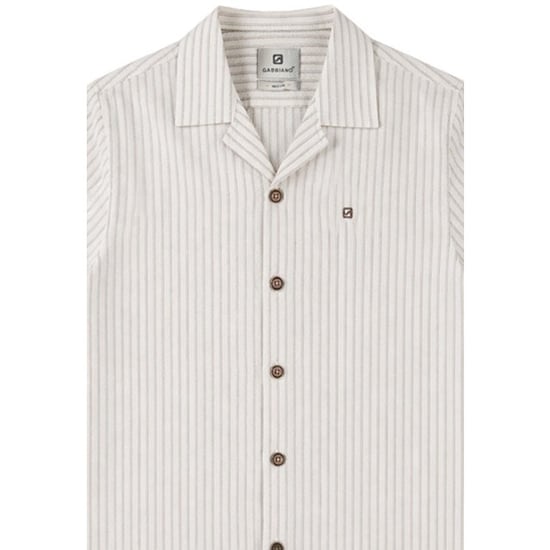 Gabbiano Blouse korte mouw met streepdessin ecru dessin - Image 2