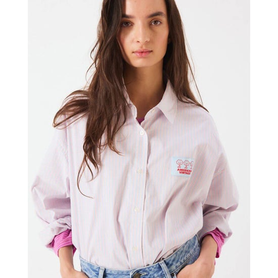 American Vintage Blouse lange mouw soa06a - Image 4