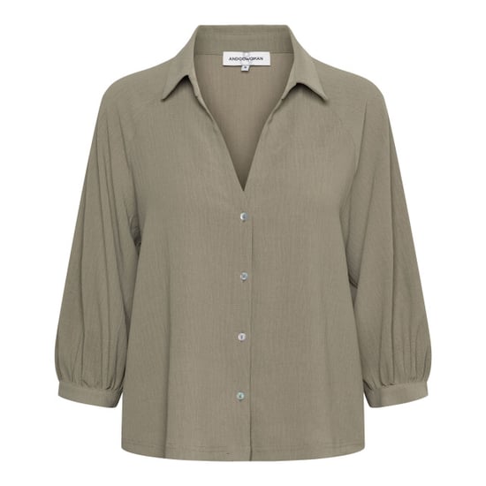 &Co Woman &co women blouse marijke khaki - Image 1