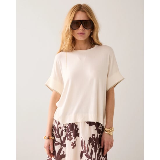 Summum 3s5326-30790 122 top boxy knit trims - Image 1