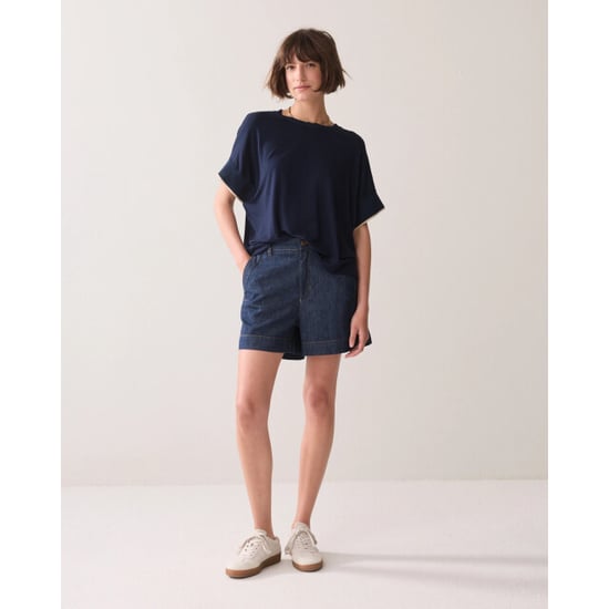 Summum 3s5326-30790 413 top boxy knit trims blue noir - Image 3
