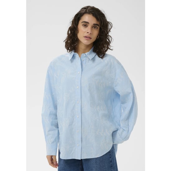 KAFFE Kamarlee blouse 10511312-blue white - Image 3