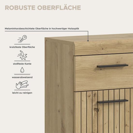 Furnilux Stijlvolle hoge kast met laden en schappen moderne opbergoplossing voor elk - Image 3