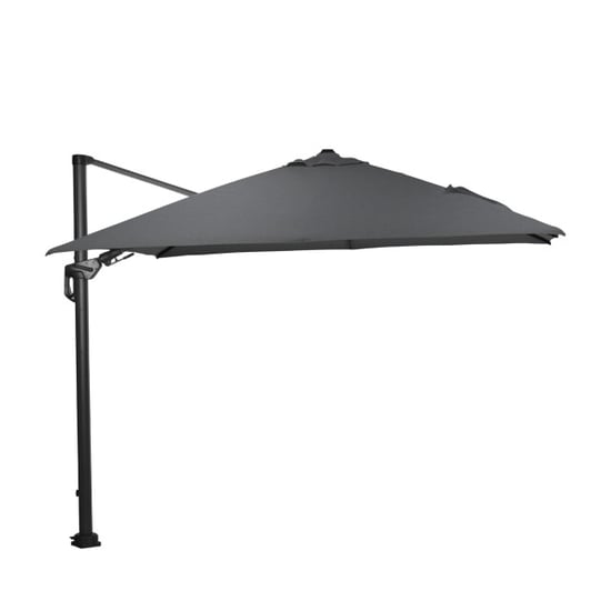Garden Impressions Hawaii deluxe parasolset 300x300 carbon black anthracite - Image 5