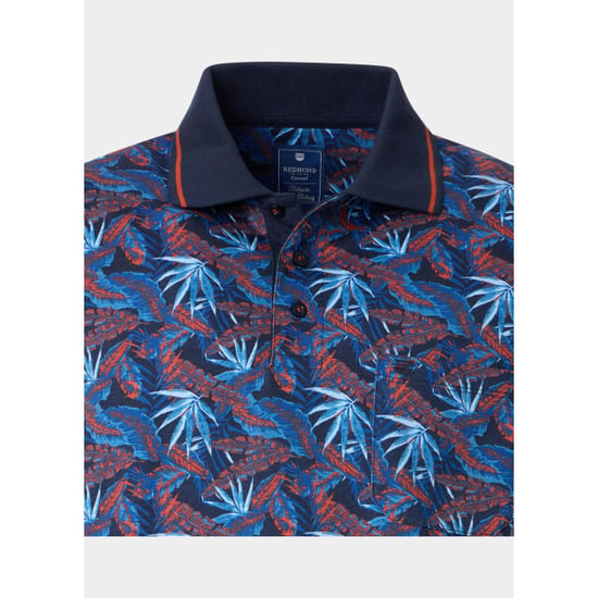 Redmond Polo heren polo shirt jersey print 251920900/100 - Image 4