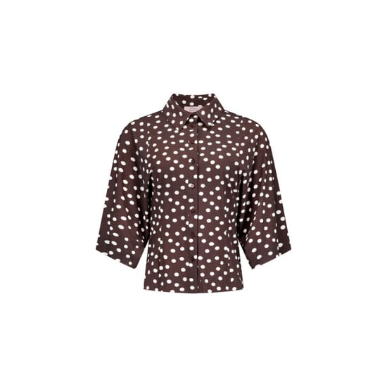 Studio Anneloes fabienne dot blouse 13937 8717 espresso/ecru - Image 1