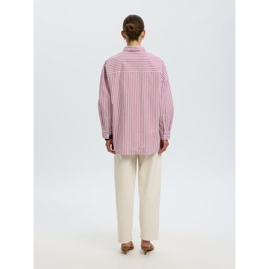 Selected Femme slfemma-sanni ls striped shirt noos 16088971 anemone stripes - Image 2